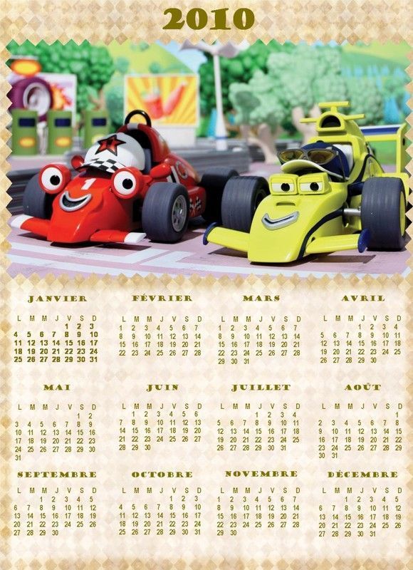 Calendrier Roary