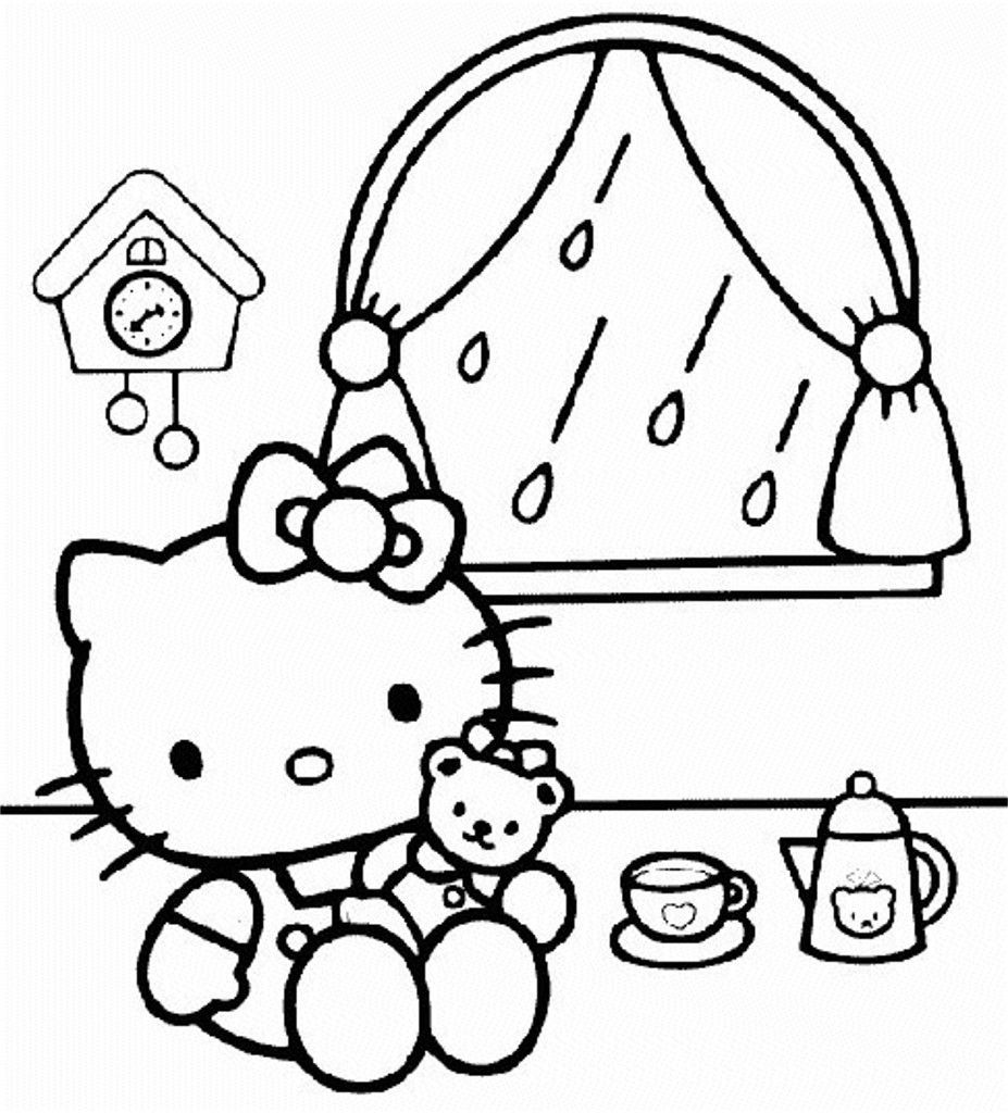 Coloriage Hello Kitty